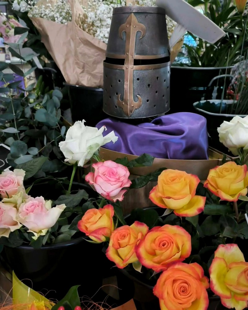 Le présentoir de fleurs du Royaume Fleuri